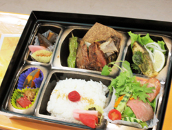滋賀県産の食材を使ったお弁当