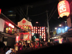 大津祭の宵宮の様子