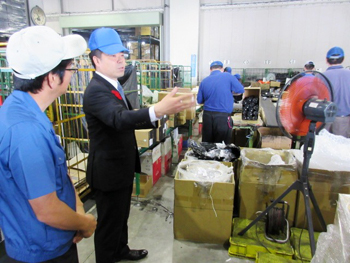 ゼネラル株式会社滋賀工場様を視察