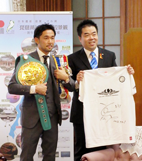 山中慎介さんとのツーショット