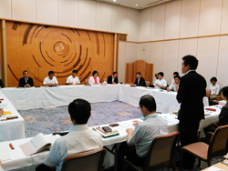 チームしが県議団の皆様との政策協議会に出席