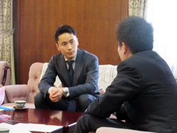 太田雄貴さんとの対談の様子