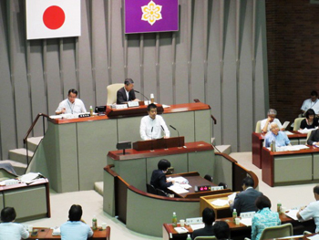 関西広域連合議会定例会に出席