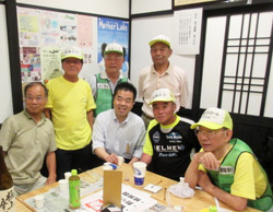 石山土曜夜市を視察