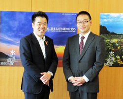株式会社リバネス様とのツーショット