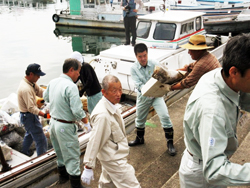 「びわ湖(漁場)をきれいにする運動」に参加