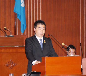 県議会6月定例会議の代表質疑