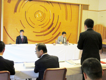 県議会会派の良知会の皆様との政策協議会に出席