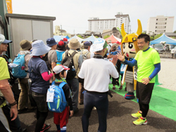 県民との交流の様子