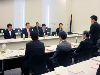 県選出の国会議員の皆さんと意見交換