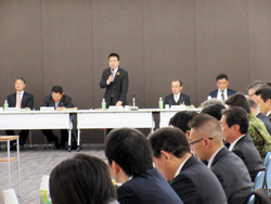 滋賀県国民保護協議会を開
