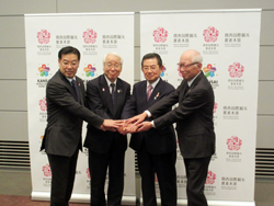 関西広域連合の会議に出席