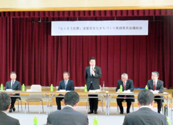 「なくそう犯罪」滋賀安全なまちづくり実践県民会議総会に出席