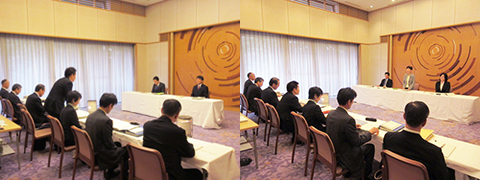 「良知会」、「共産党」の議員の方々と県政に関する重要諸課題について議論