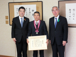 緑化功労者「シャクナゲ賞」の表彰