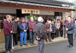 杉野の皆さんにお別れのごあいさつ