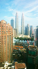 マレーシアの街の風景写真