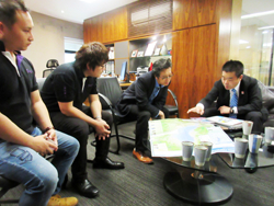 Apple Vacations &amp; Conventions コー代表取締役社長を訪問