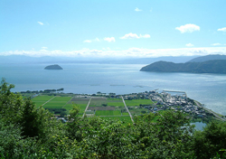 びわ湖の風景