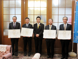 救急医療功労者の知事表彰