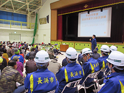 滋賀県原子力防災訓練（実働訓練）に臨む様子その2
