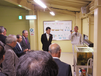 クリーンセンター滋賀での開業6周年感謝祭に出席