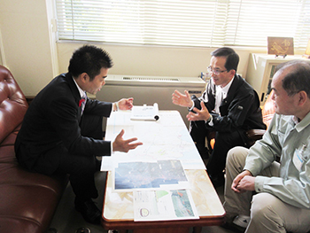 高島合同庁舎、高島健康福祉事務所と長浜土木事務所木之本支所を視察