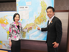 法務省の松島みどり大臣とのツーショット