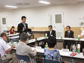 関西広域連合協議会委員の皆さんとの意見交換会に出席