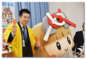 「たがゆいちゃん」とのツーショット