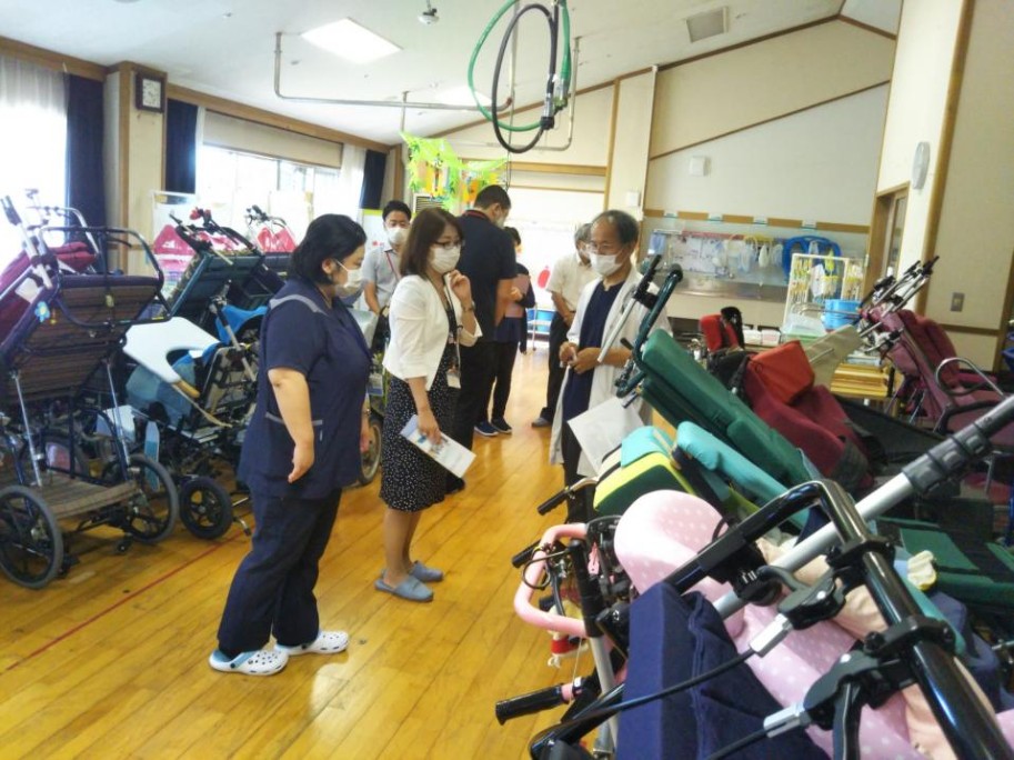 びわこ学園視察