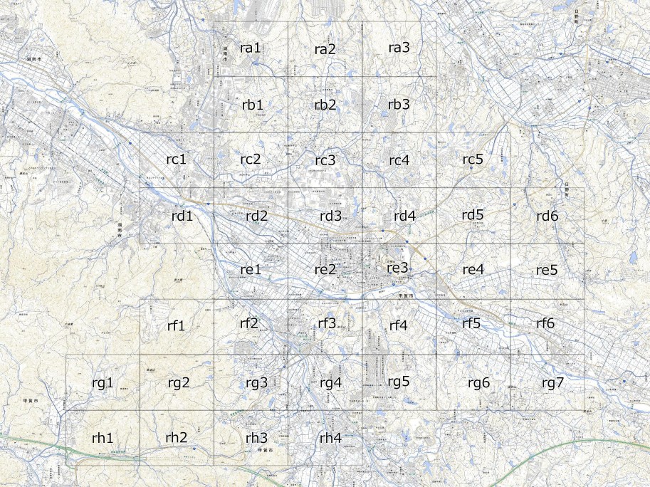 水口地区の地図