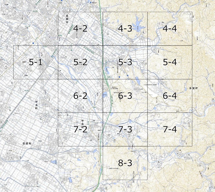 多賀町の地図