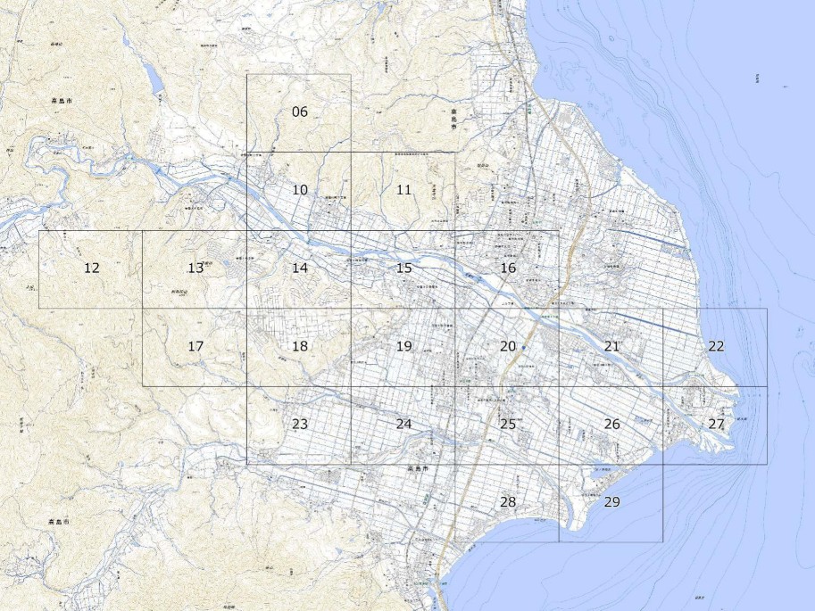 安曇川地区の地図