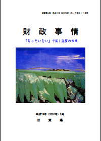 財政事情の表紙の写真