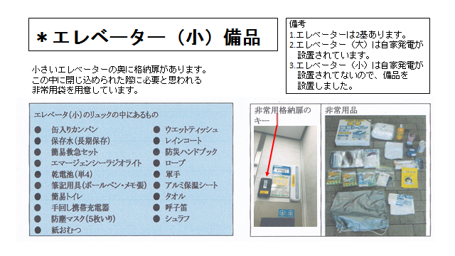 エレベーター備品