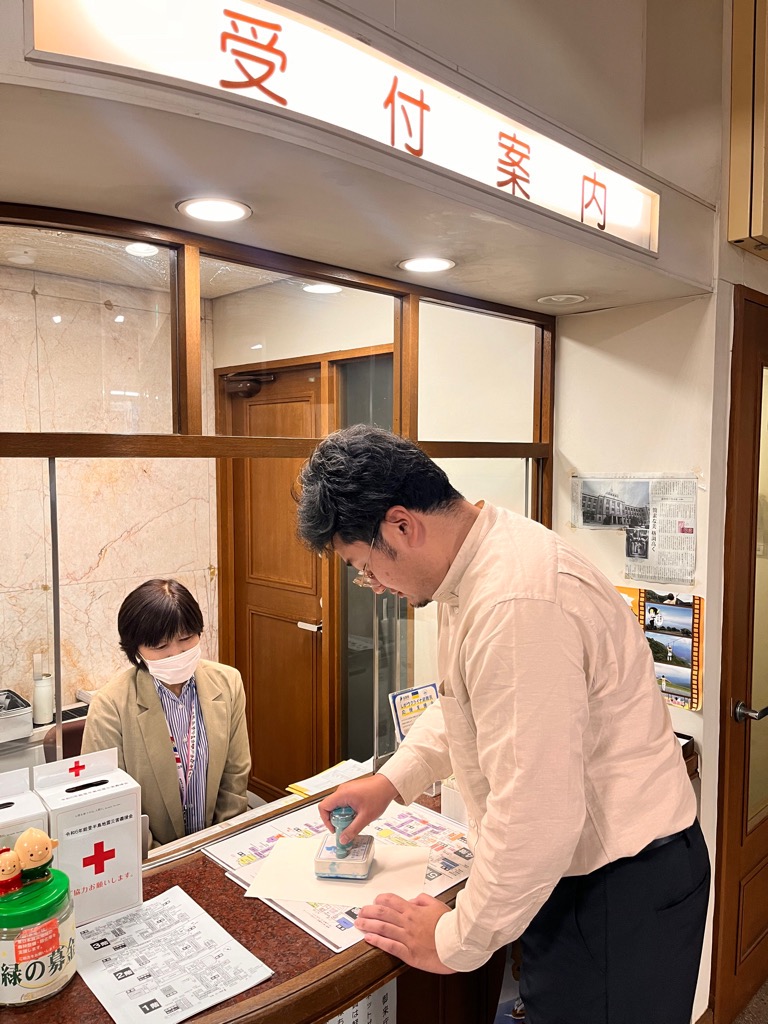 受付の写真
