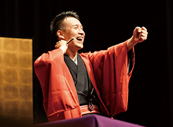 三遊亭わん丈さん落語会の様子