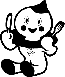 食べる白黒