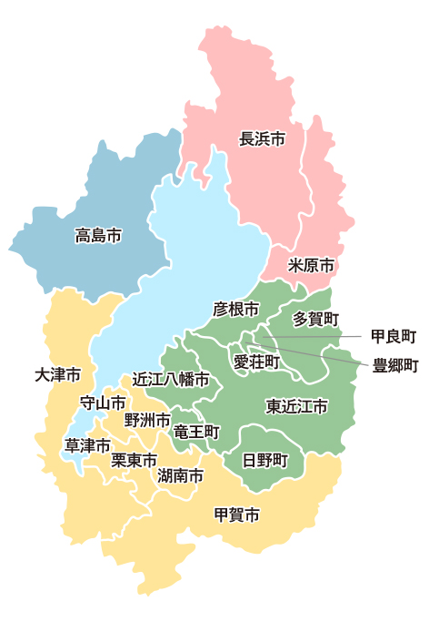 滋賀県マップ